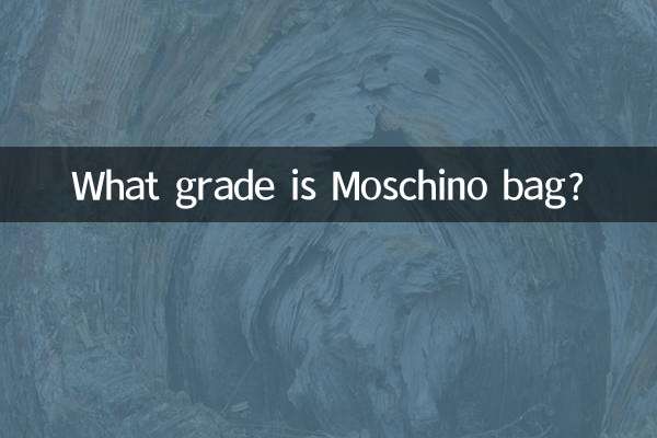 ¿De qué calidad es el bolso Moschino?