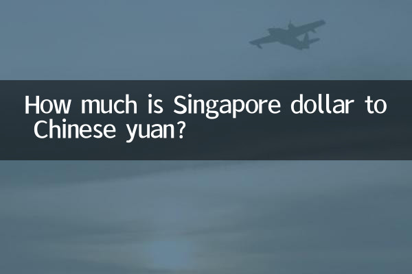 Cuánto es Dólar de Singapur en Yuan chino?