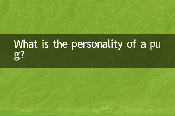 ¿Cuál es la personalidad de un pug?