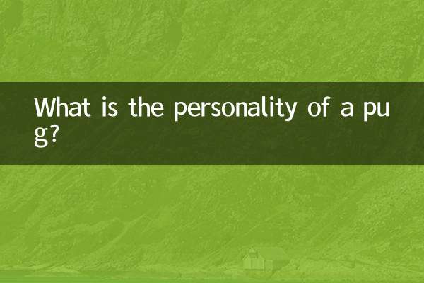 ¿Cuál es la personalidad de un pug?