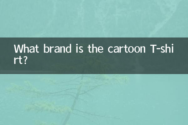 Di che marca è la maglietta dei cartoni animati?