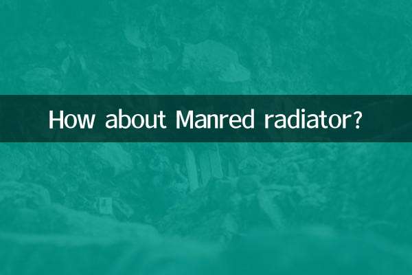 Che ne dici del radiatore Manred?