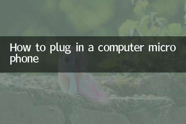 How to plug in a computer microphone