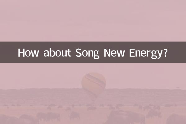Wie wäre es mit Song New Energy?