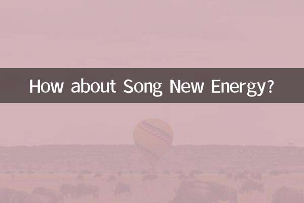 सॉन्ग न्यू एनर्जी के बारे में आपका क्या ख़याल है?