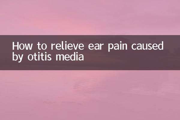 Cómo aliviar el dolor de oído causado por la otitis media