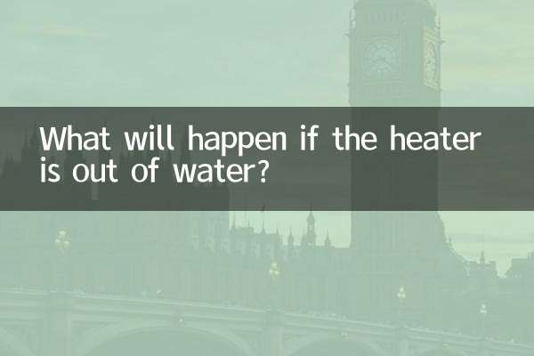 হিটারের পানি শেষ হলে কী হবে?