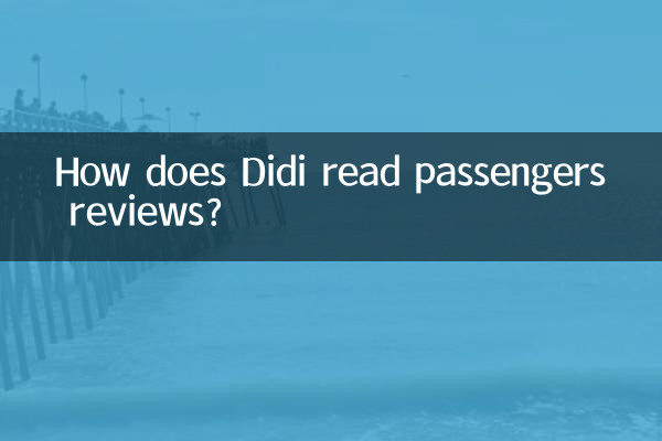 Como Didi lê as avaliações dos passageiros?