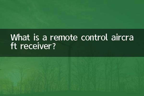 원격 조종 항공기 수신기란 무엇입니까?
