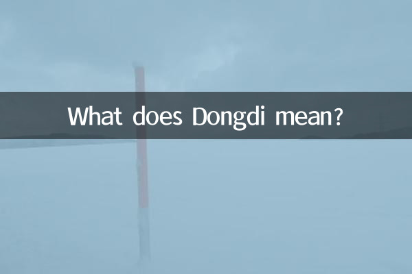 東第是什麼意思