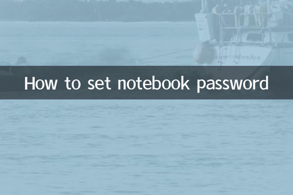 কীভাবে নোটবুকের পাসওয়ার্ড সেট করবেন