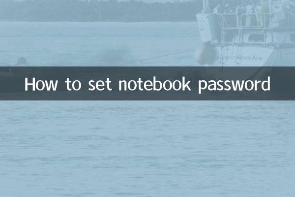কীভাবে নোটবুকের পাসওয়ার্ড সেট করবেন