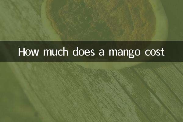 Cuanto cuesta un mango
