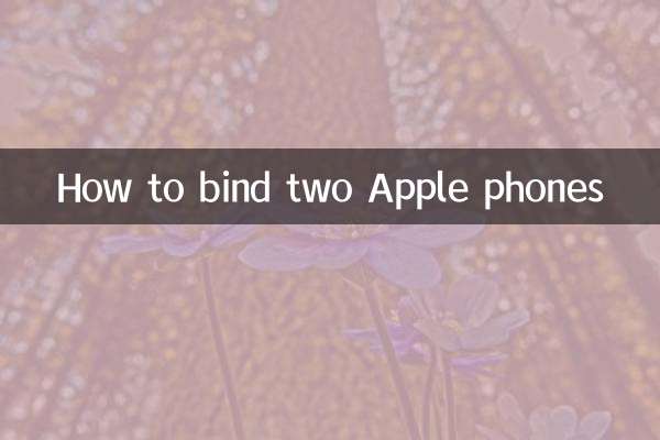 Comment lier deux téléphones Apple