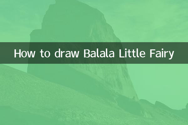 Cómo dibujar la pequeña hada Balala
