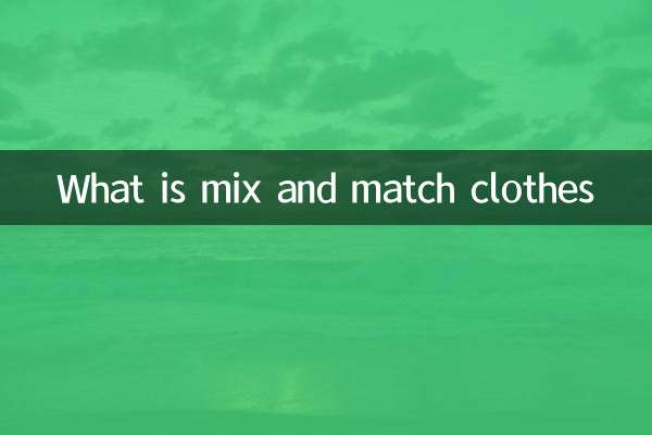 Was ist Mix-and-Match-Kleidung?