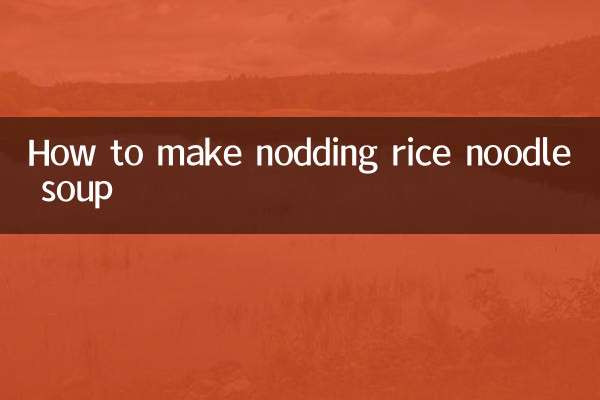 Como fazer sopa de macarrão de arroz