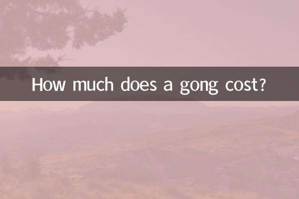 Wie viel kostet ein Gong?