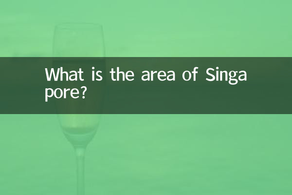 Qual é a área de Singapura?