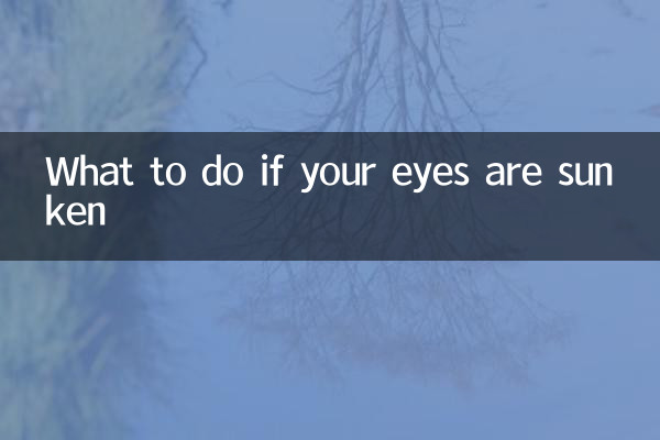 眼睛凹怎么办
