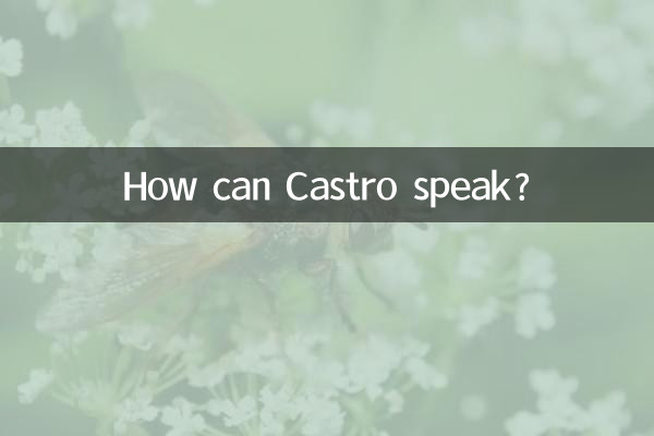 卡斯羅怎麼開口