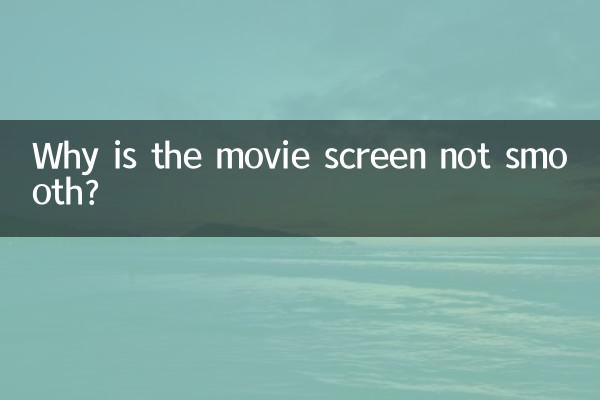 لماذا شاشة الفيلم ليست سلسة؟