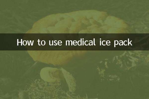 医用冰袋怎么用
