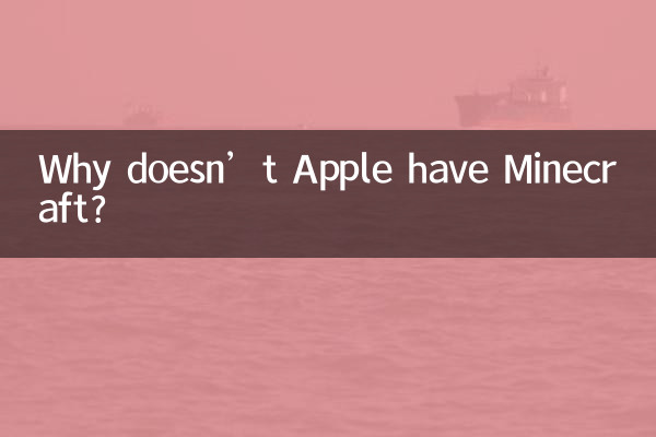অ্যাপলের মাইনক্রাফ্ট নেই কেন?