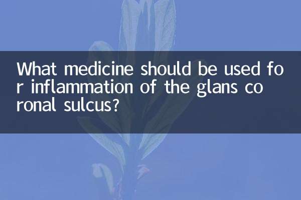 Welches Arzneimittel sollte bei einer Entzündung der Eichel-Coronersulcus verwendet werden?
