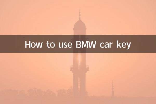 BMWの車のキーの使い方