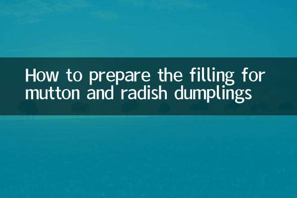 Come preparare il ripieno per gnocchi di castrato e ravanello