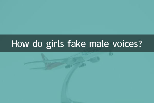 ¿Cómo fingen las chicas las voces masculinas?