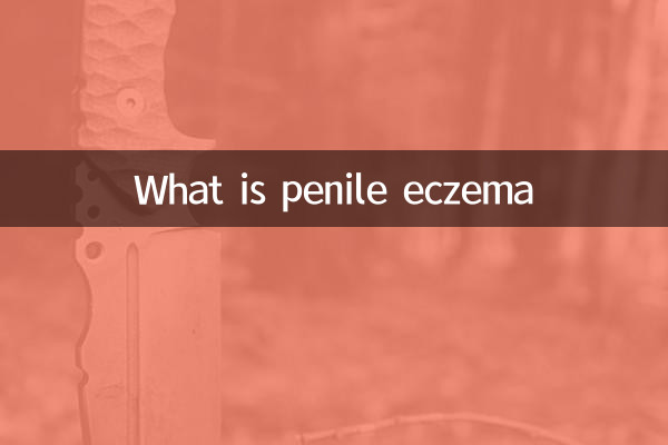 What is penile eczema