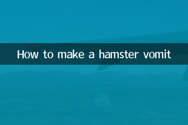 نحوه ایجاد استفراغ همستر