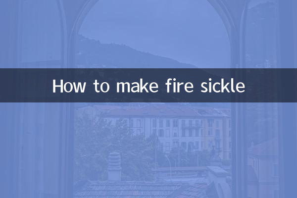 How to make fire sickle