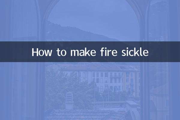 How to make fire sickle