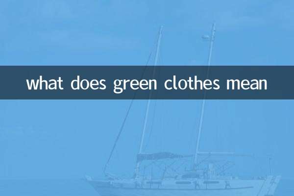 what does green clothes mean