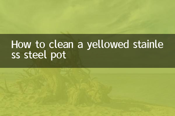 Come pulire una pentola in acciaio inox ingiallita