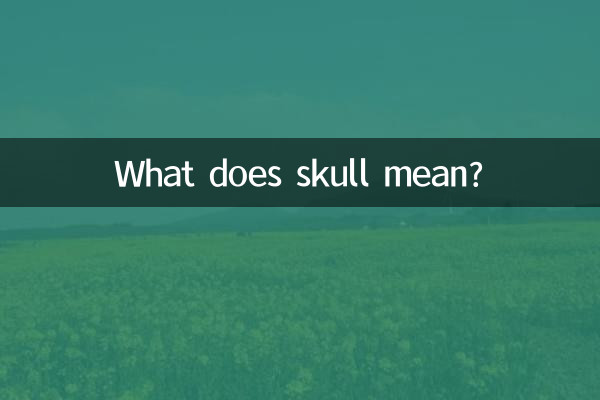 What does skull mean?