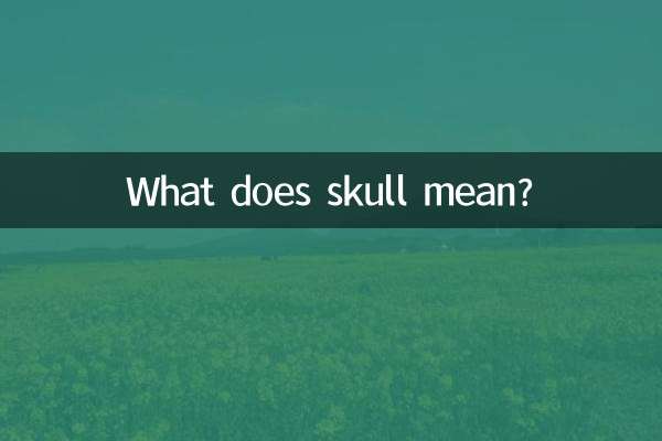 What does skull mean?