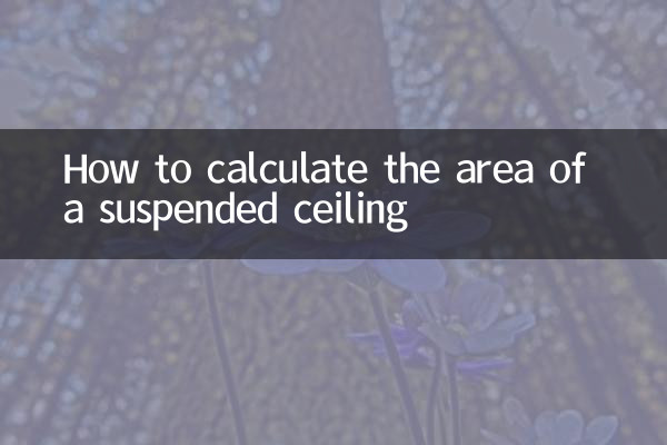 Come calcolare l'area di un controsoffitto