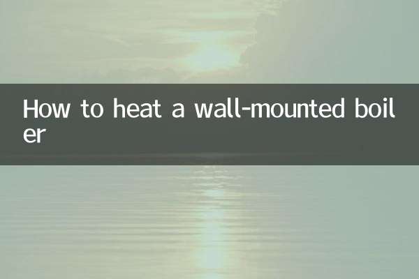 Comment chauffer une chaudière murale