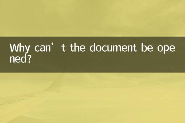 دستاویز کیوں نہیں کھول سکتی؟