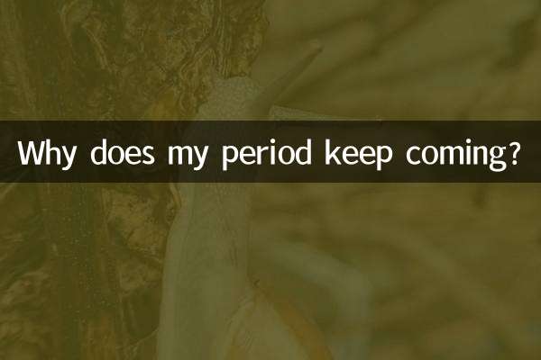 Warum kommt meine Periode immer wieder?