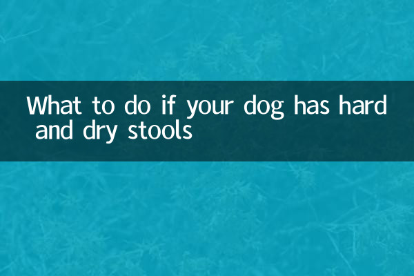 اگر سگ شما مدفوع سفت و خشک دارد چه باید کرد؟