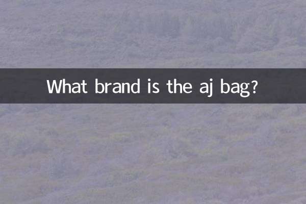 Какой марки сумка aj?