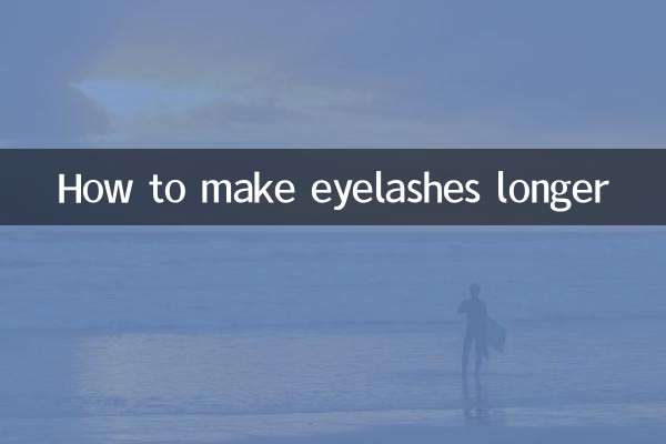 So verlängern Sie die Wimpern