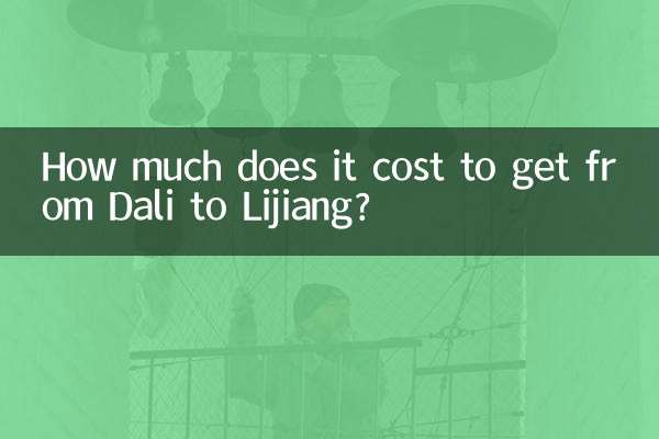 Wie viel kostet es, von Dali nach Lijiang zu gelangen?