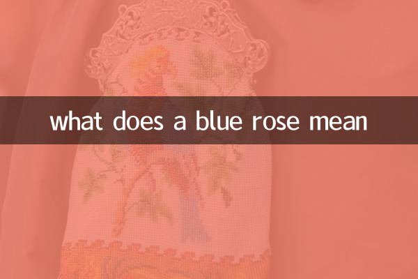 cosa significa una rosa blu?