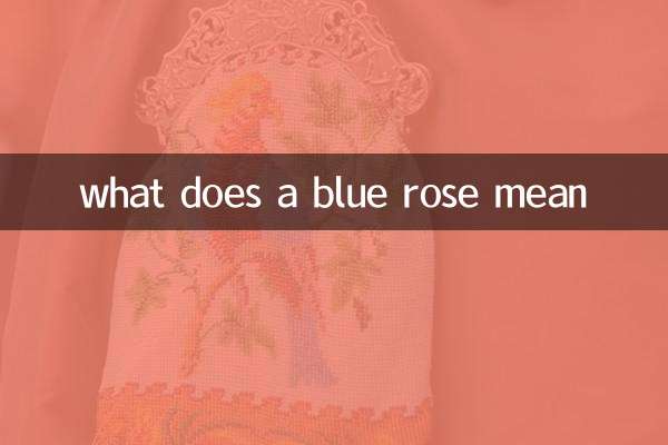 ¿Qué significa una rosa azul?